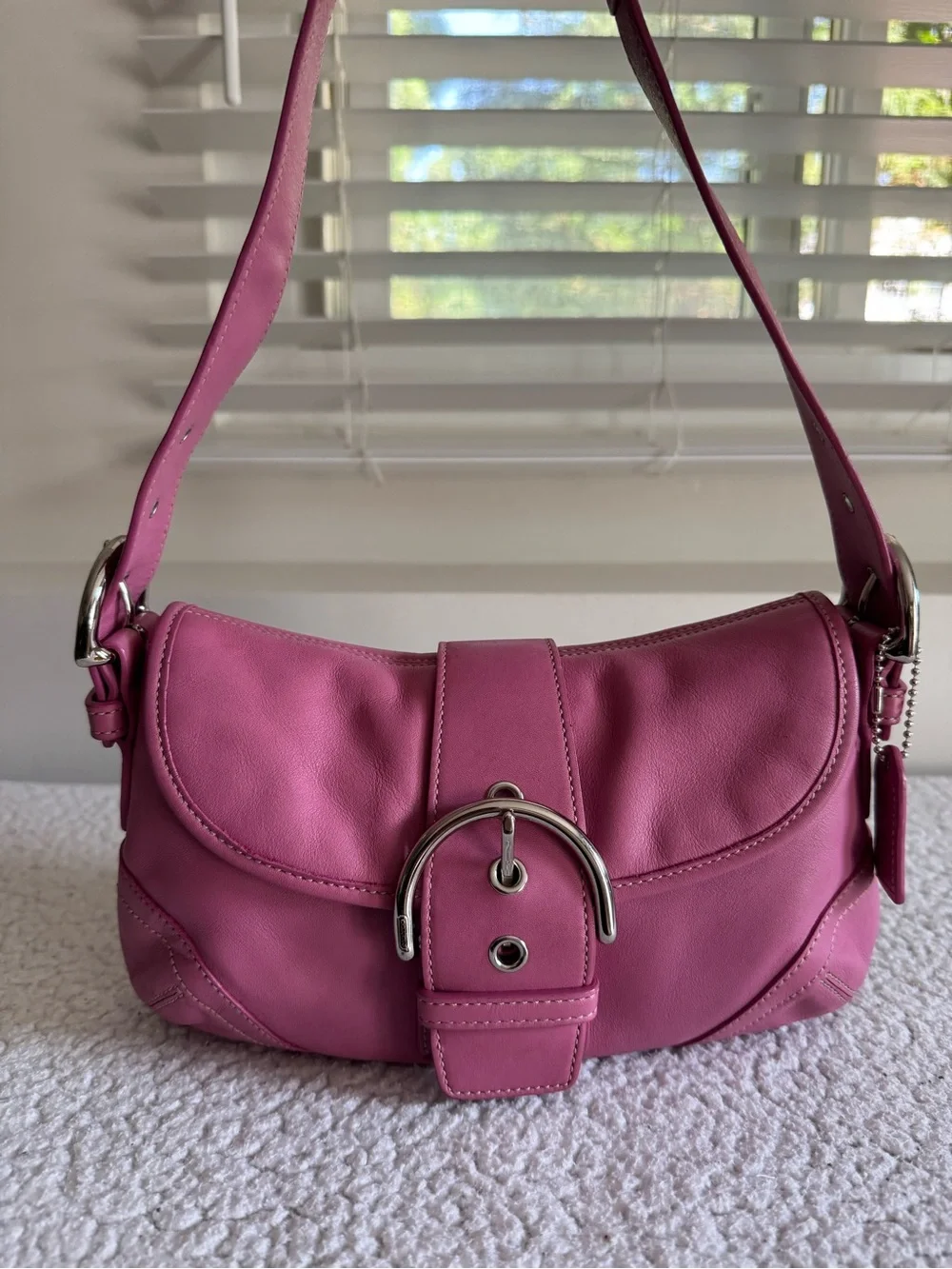 Coach Y2K Pink Small Soho Flap Shoulder Bag 9247